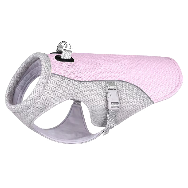 Ultimate Summer Dog Cooling Vest Harness – Reflective, Quick Release Jacket for All Dog Sizes!