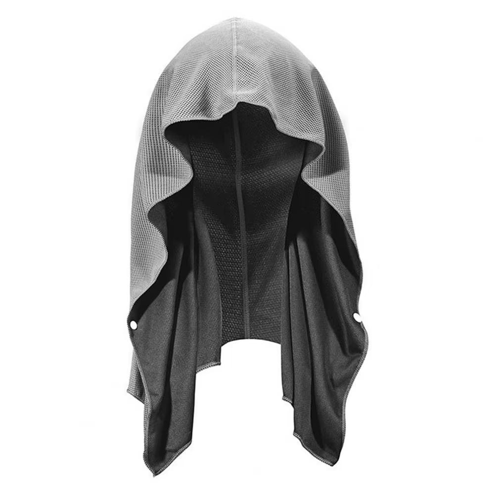 Cooling Towel Quick-Drying Cooling Hoodie Towels Sweat Absorption Sun Protection for Sports Outdoor Activities Summer Heat
