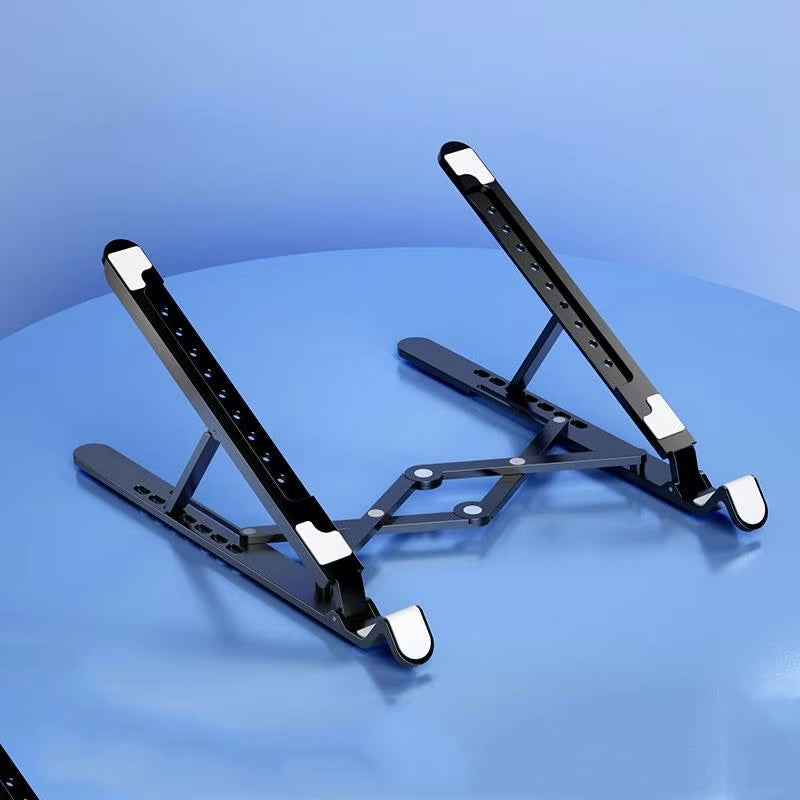 Laptop Desktop Stand Dual Cooling Fans Laptop Cooling Pad Foldable Support Rack Computer Components Laptop Table Folding Holder