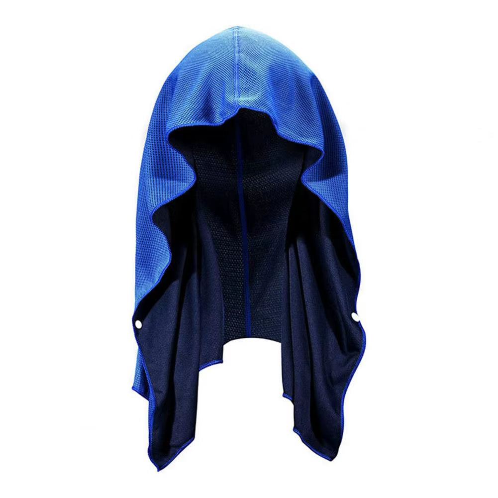 Cooling Towel Quick-Drying Cooling Hoodie Towels Sweat Absorption Sun Protection for Sports Outdoor Activities Summer Heat