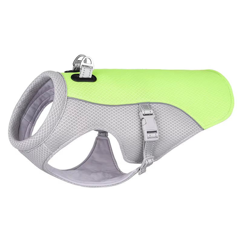Ultimate Summer Dog Cooling Vest Harness – Reflective, Quick Release Jacket for All Dog Sizes!
