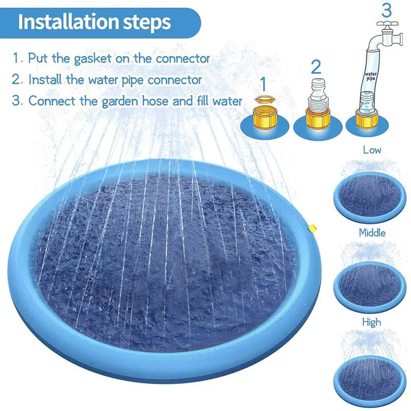 Backyard Fun Water Mat Kids and Pets