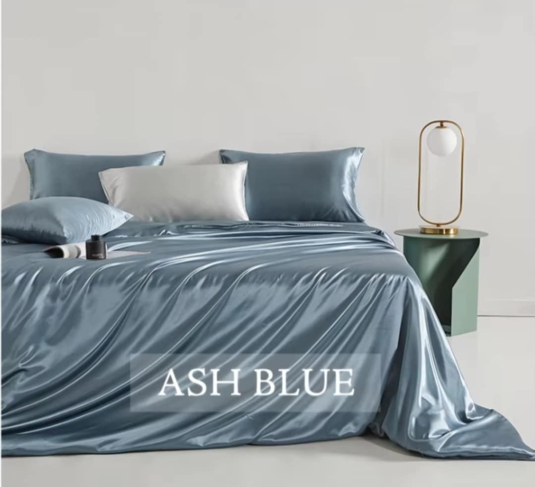 22 Momme Luxury Silk Bedding Set – 100% Mulberry Silk Duvet Cover & Sheets – 6A Quality