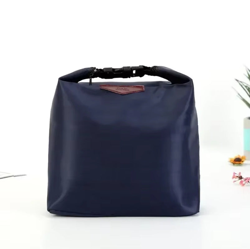 Thermal Insulated Lunch Bag Portable Oxford Cloth Cooler Lunchbox Storage Bag Carry Picinic Food Tote Insulation Package 1Pc