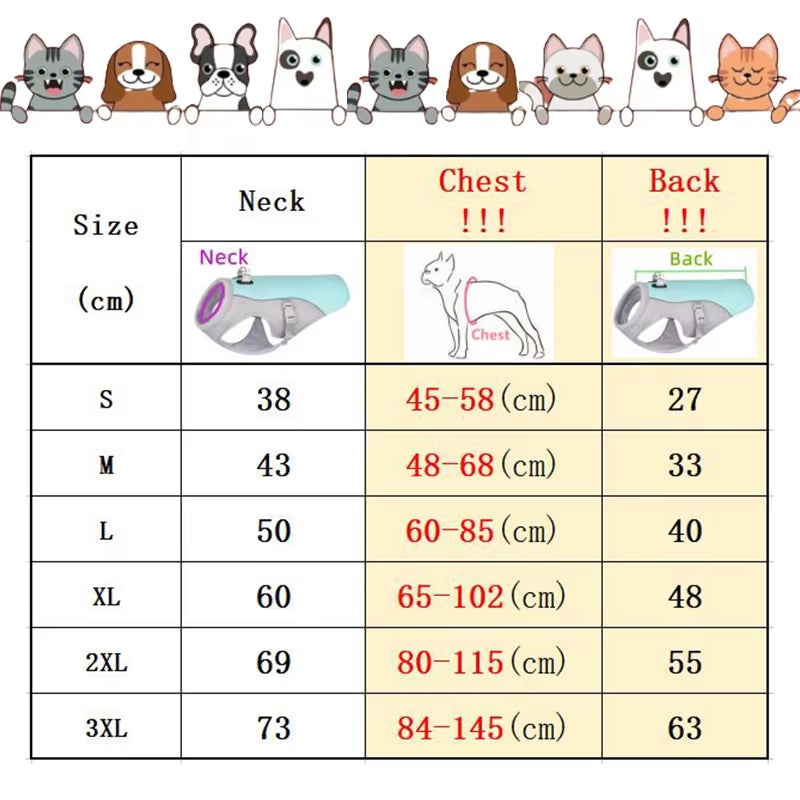 Ultimate Summer Dog Cooling Vest Harness – Reflective, Quick Release Jacket for All Dog Sizes!