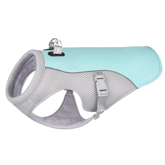 Ultimate Summer Dog Cooling Vest Harness – Reflective, Quick Release Jacket for All Dog Sizes!