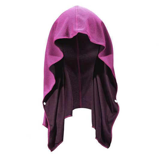 Cooling Towel Quick-Drying Cooling Hoodie Towels Sweat Absorption Sun Protection for Sports Outdoor Activities Summer Heat