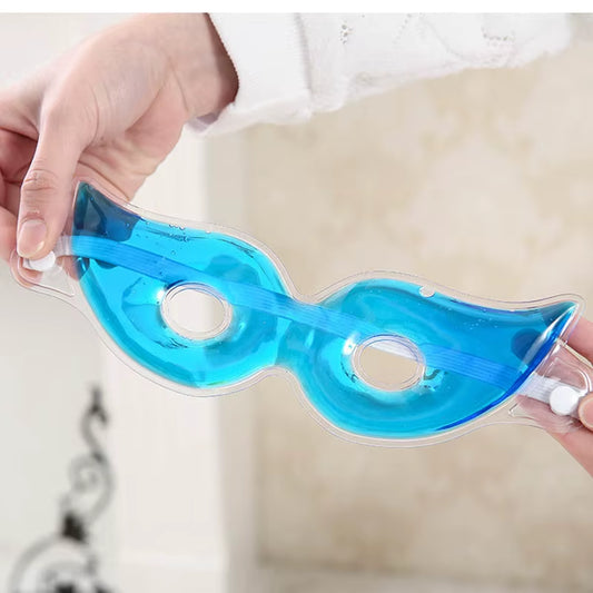 Gel Eye Mask Warm Hot Ice Cooling Relieve Eye Fatigue Eliminate Dark Circles Gel Eye Mask Ice Bag Reusable for Good Sleep