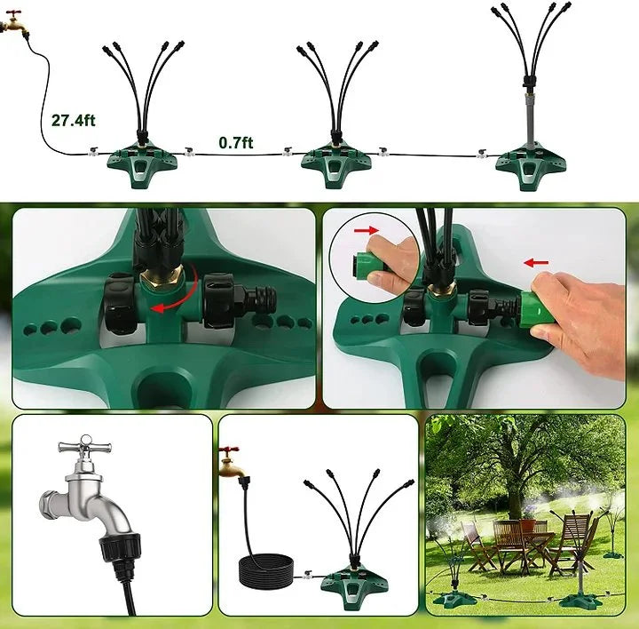 Outdoor Cooling Mist Stand