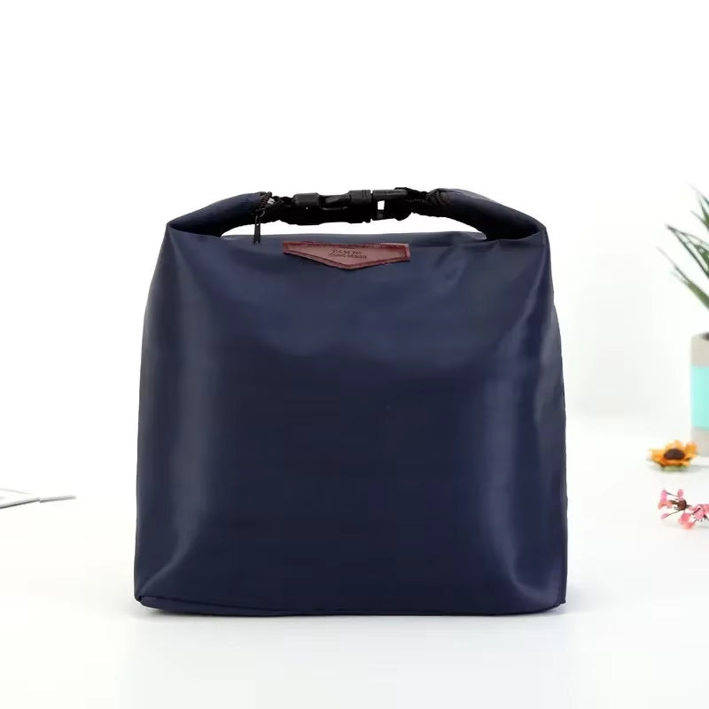 Thermal Insulated Lunch Bag Portable Oxford Cloth Cooler Lunchbox Storage Bag Carry Picinic Food Tote Insulation Package 1Pc